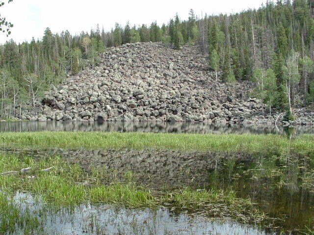 pile of rocks and water at Dixie National Forest